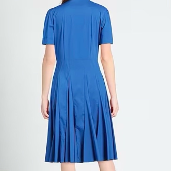 PUROTATTO Blue midi dress Italy  42 US 6 - Picture 11 of 12